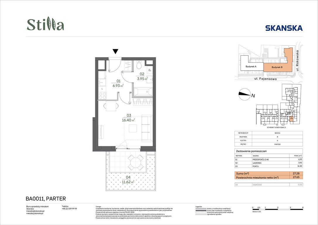 Nowa kawalerka Stilla Warszawa, Fajansowa 5  27m2 Foto 1