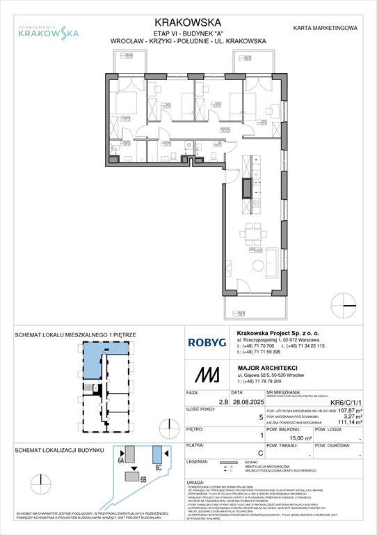 Nowe mieszkanie Apartamenty Krakowska Wrocław, Krzyki, Krakowska 112  108m2 Foto 1