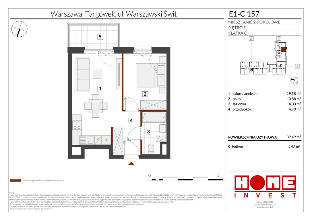 Nowe mieszkanie dwupokojowe Warszawski Świt Etap X Warszawa, Targówek, ul. Warszawski Świt  39m2 Foto 1