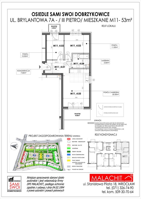 Nowe mieszkanie trzypokojowe Osiedle Sami Swoi Dobrzykowice, Brylantowa 7A  53m2 Foto 1