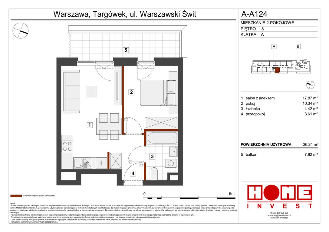 Nowe mieszkanie dwupokojowe Warszawski Świt Etap VII Warszawa, Targówek, ul. Warszawski Świt 12  36m2 Foto 1
