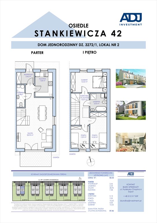 Nowy dom Stankiewicza 42 Gdynia, Wiczlino, Stankiewicza 42  87m2 Foto 1