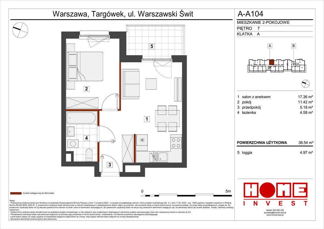 Nowe mieszkanie dwupokojowe Warszawski Świt Etap VII Warszawa, Targówek, ul. Warszawski Świt 12  39m2 Foto 1
