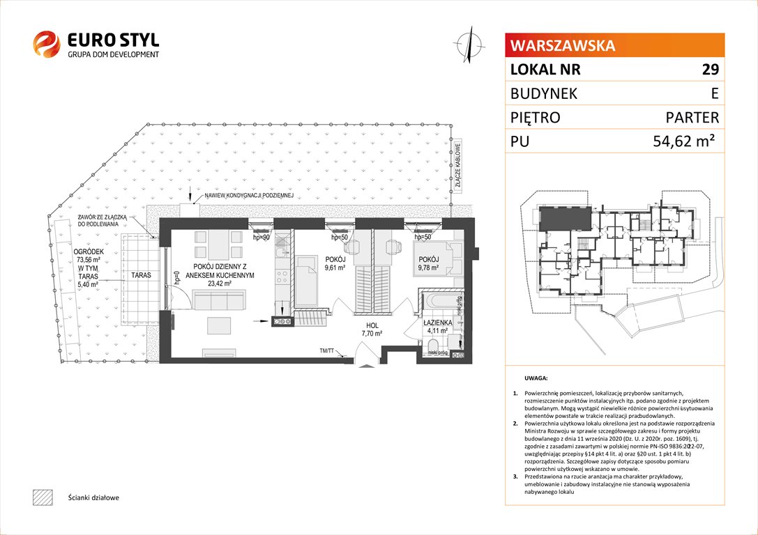 Nowe mieszkanie trzypokojowe OSIEDLE WARSZAWSKA Gdańsk, Warszawska  55m2 Foto 1