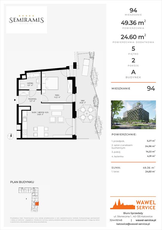 mieszkanie na sprzedaż 49m2 mieszkanie Katowice, Bogucice - Dąbrówka Mała, Wiertnicza 32