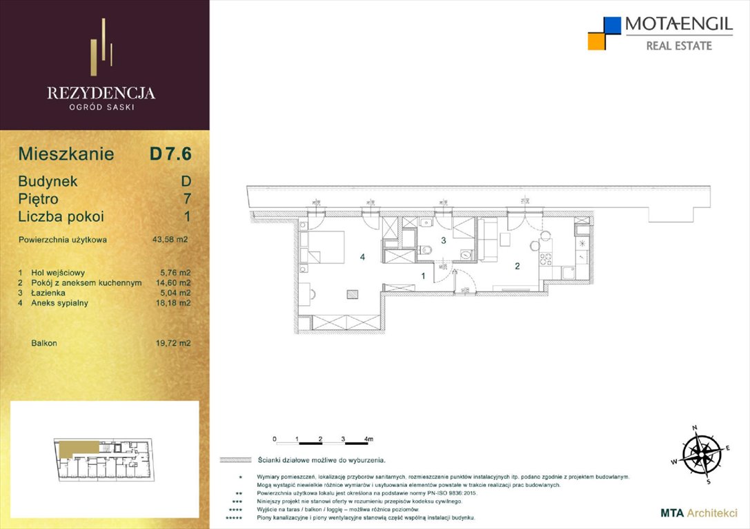 mieszkanie na sprzedaż 44m2 mieszkanie Lublin, Śródmieście, Jasna i Wieniawska