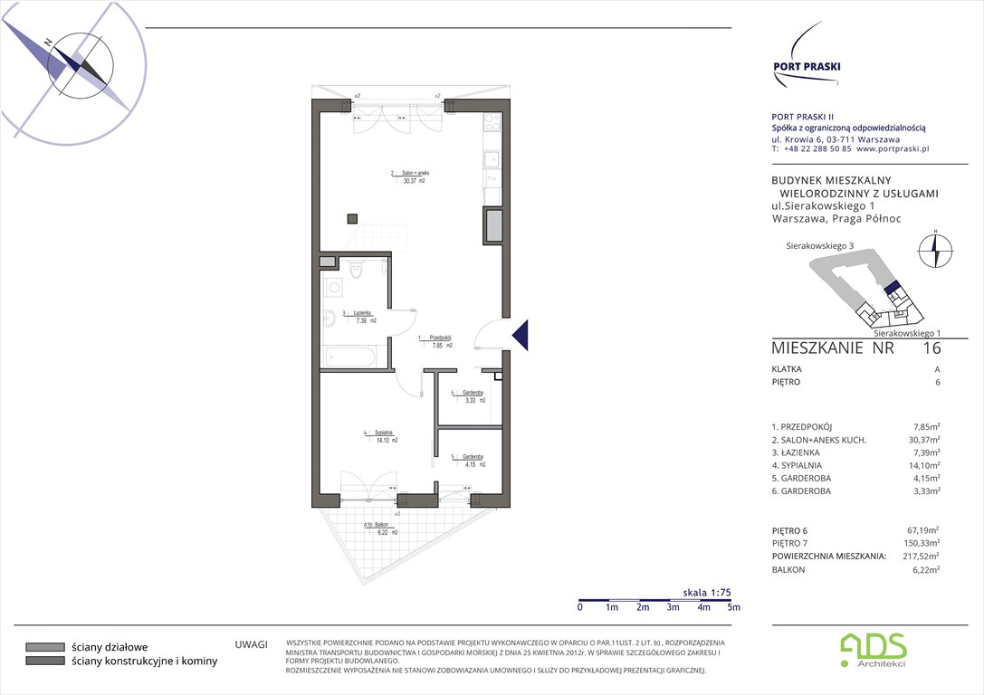 Nowe mieszkanie trzypokojowe Sierakowskiego 1 i 3 Warszawa, Praga Północ, Sierakowskiego 1-3  218m2 Foto 1