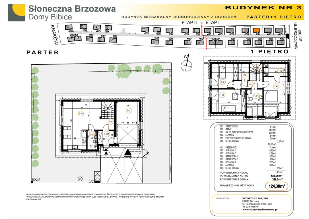 Nowy dom Słoneczna Brzozowa Bibice  124m2 Foto 1