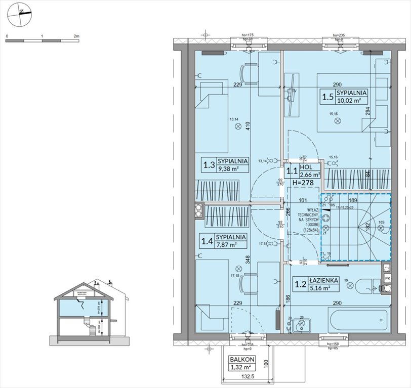Nowy dom Osiedle Słoneczne Sulejówek, Szklarniowa  78m2 Foto 1