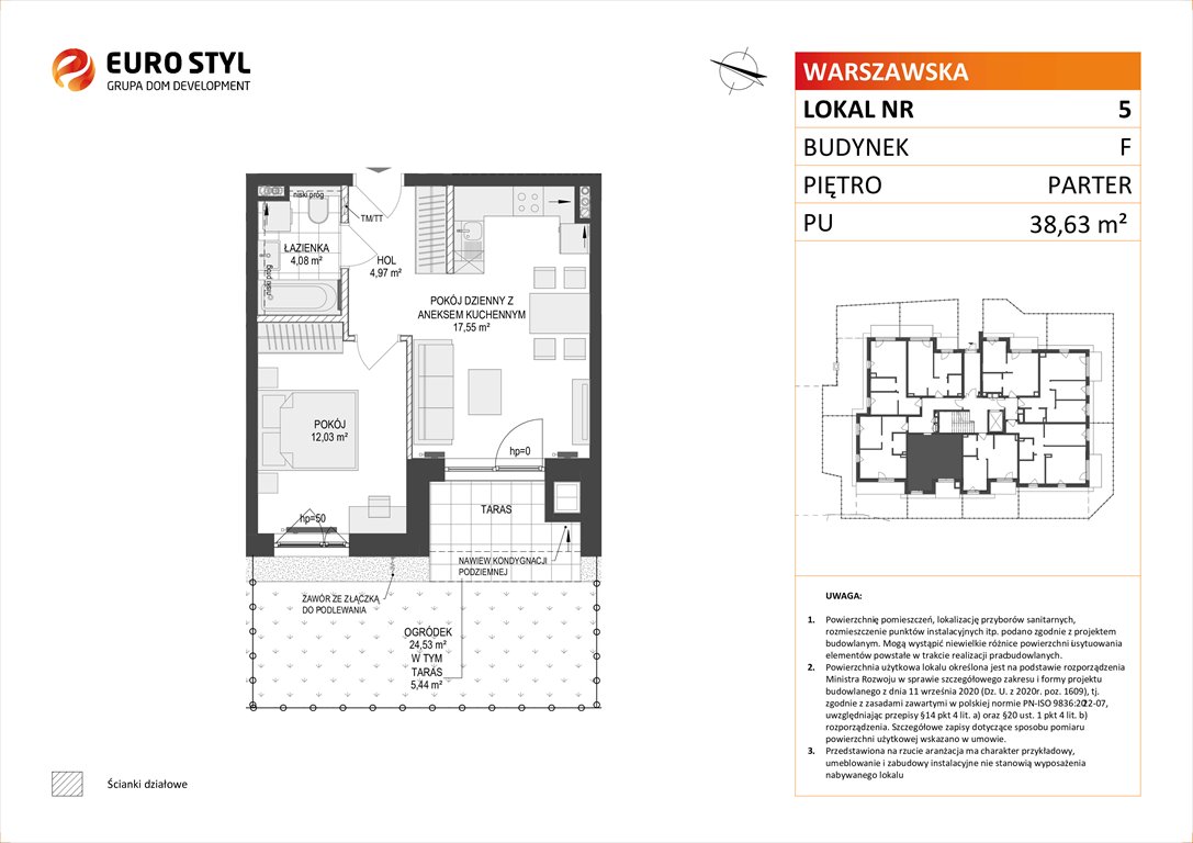 Nowe mieszkanie dwupokojowe OSIEDLE WARSZAWSKA Gdańsk, Warszawska  39m2 Foto 1