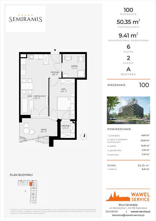 mieszkanie na sprzedaż 50m2 mieszkanie Katowice, Bogucice - Dąbrówka Mała, Wiertnicza 32