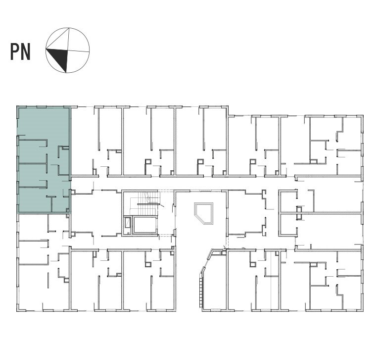 Nowe mieszkanie czteropokojowe  ATRIUM HOUSE Tyczyn, Laurowa 25  65m2 Foto 1