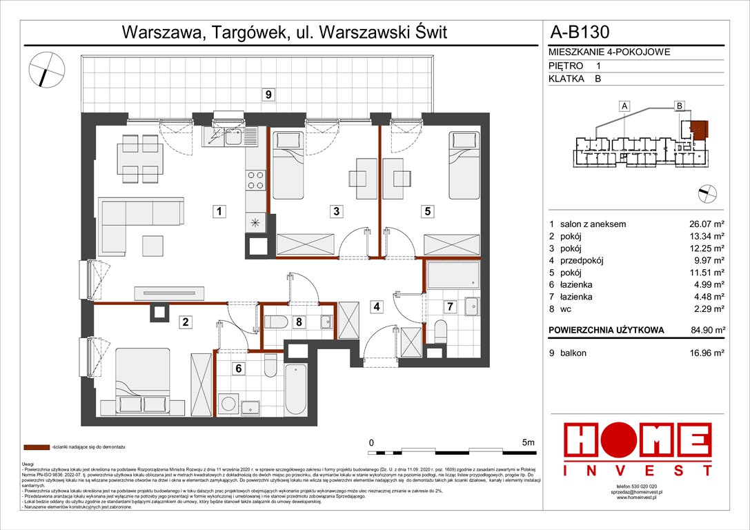 Nowe mieszkanie czteropokojowe  Warszawski Świt Etap VII Warszawa, Targówek, ul. Warszawski Świt 12  85m2 Foto 1
