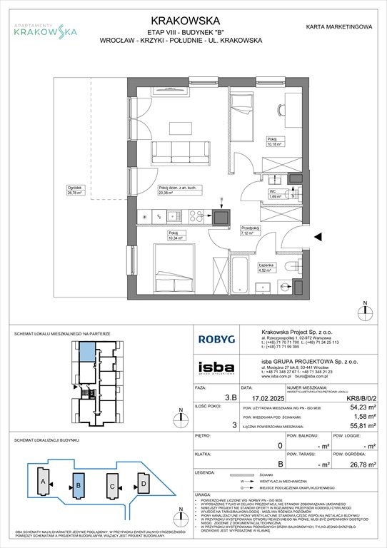 Nowe mieszkanie trzypokojowe Apartamenty Krakowska Wrocław, Krzyki, Krakowska 112  54m2 Foto 1