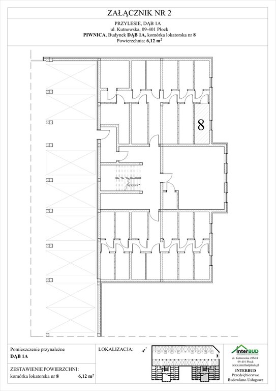 Nowe mieszkanie trzypokojowe Przylesie 2 Płock, Góry, Kutnowska 28P, 28R  62m2 Foto 1