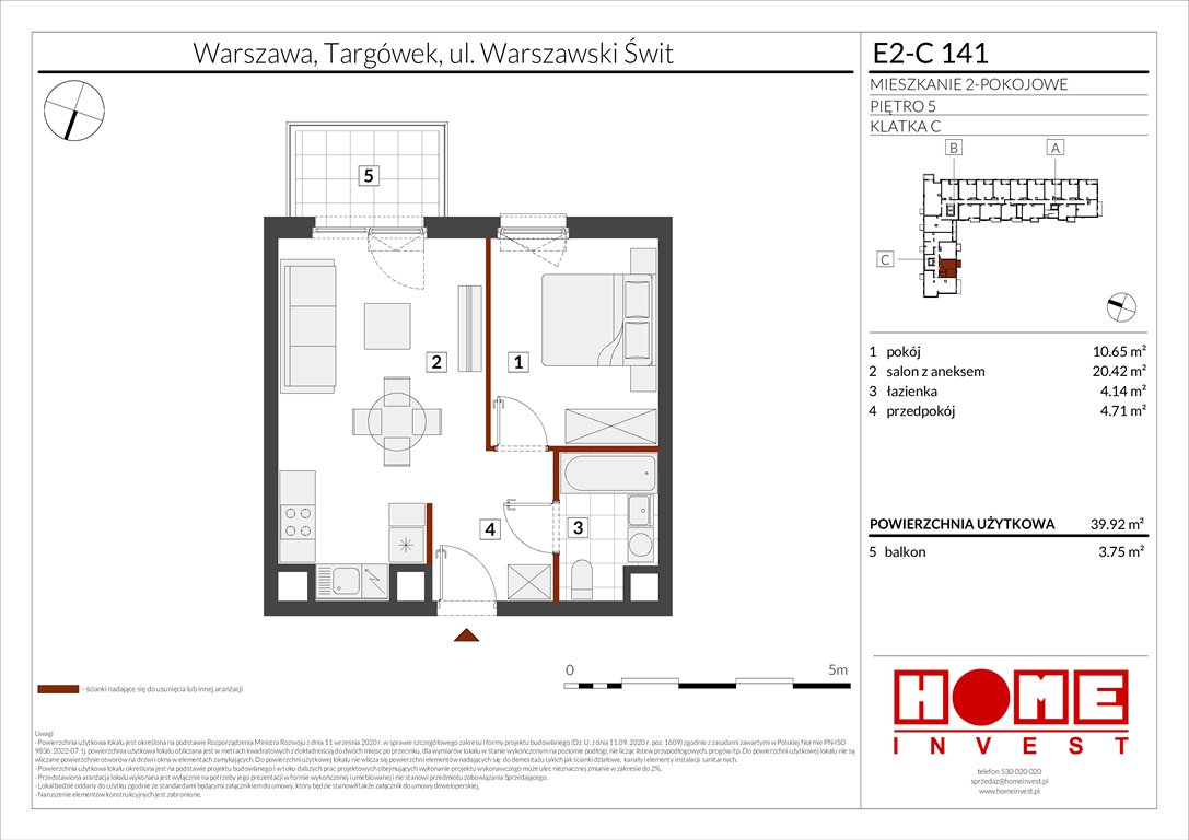 Nowe mieszkanie dwupokojowe Warszawski Świt Etap XI Warszawa, Targówek, ul. Warszawski Świt  40m2 Foto 1