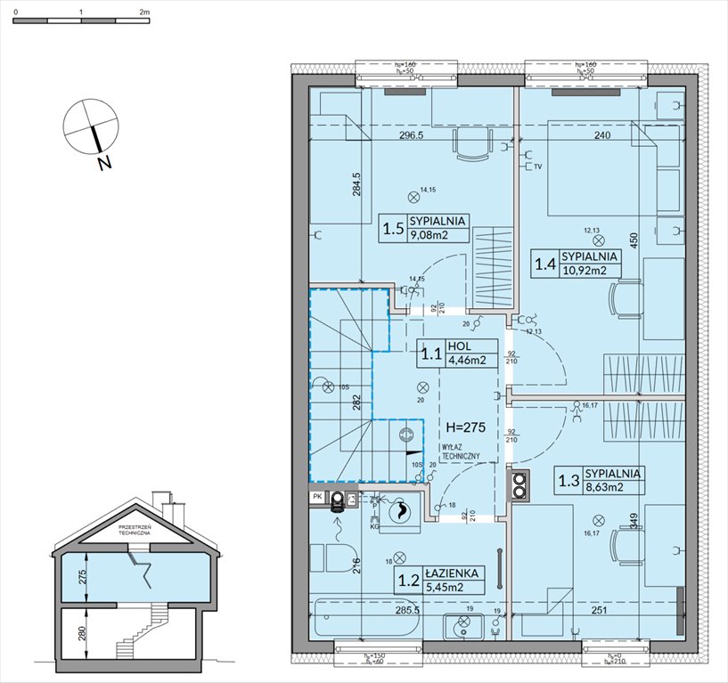 Nowy dom Nova Magdalenka 7 Słomin, Piaseczyńska  82m2 Foto 1