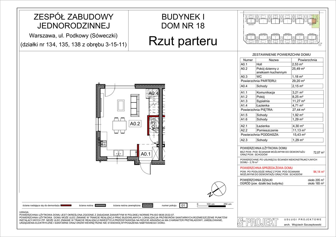 Nowy dom Osiedle Śpiewających Ptaków Warszawa, Wawer, Brzegówki  94m2 Foto 1