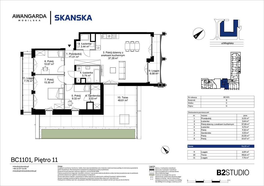 Nowe mieszkanie czteropokojowe  Awangarda Mogilska Kraków, Prądnik Czerwony, Mogilska 126  96m2 Foto 1