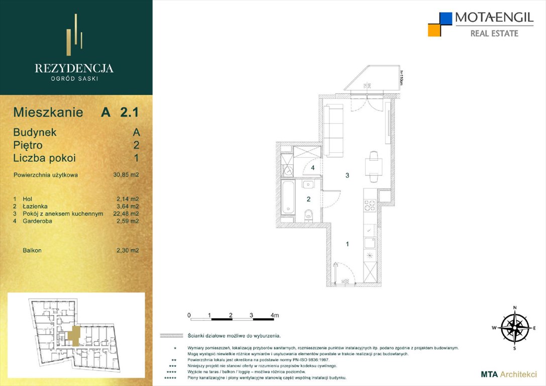 mieszkanie na sprzedaż 31m2 mieszkanie Lublin, Śródmieście, Jasna i Wieniawska