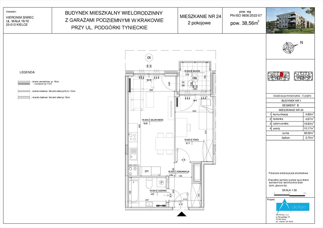 Nowe mieszkanie dwupokojowe Podgórki Tynieckie Kraków, Dębniki, Podgórki Tynieckie  39m2 Foto 1