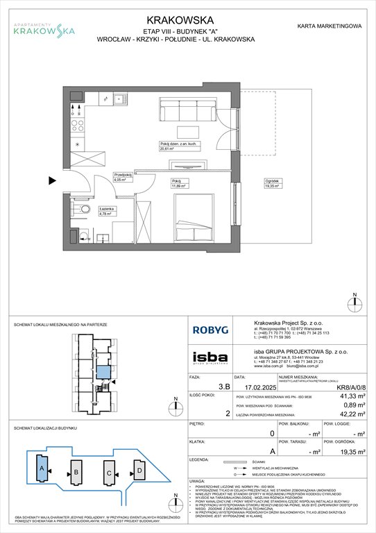 Nowe mieszkanie dwupokojowe Apartamenty Krakowska Wrocław, Krzyki, Krakowska 112  41m2 Foto 1