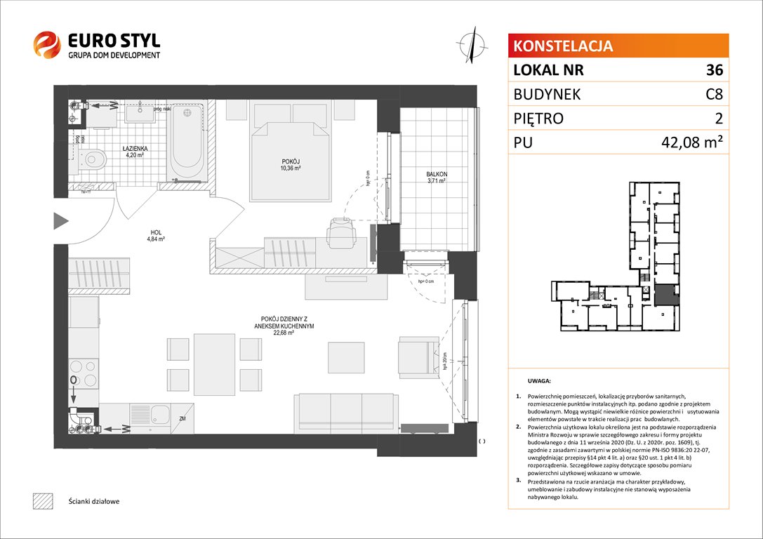 mieszkanie na sprzedaż 42m2 mieszkanie Gdynia, Pogórze, Paderewskiego