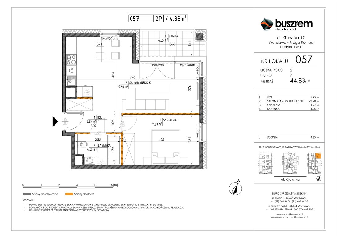 Nowe mieszkanie dwupokojowe Kijowska 17 Warszawa, Praga Północ, Kijowska 17  41m2 Foto 1
