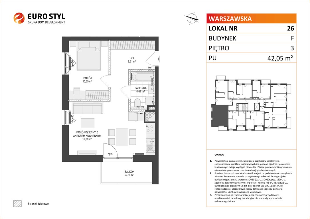 mieszkanie na sprzedaż 42m2 mieszkanie Gdańsk, Warszawska