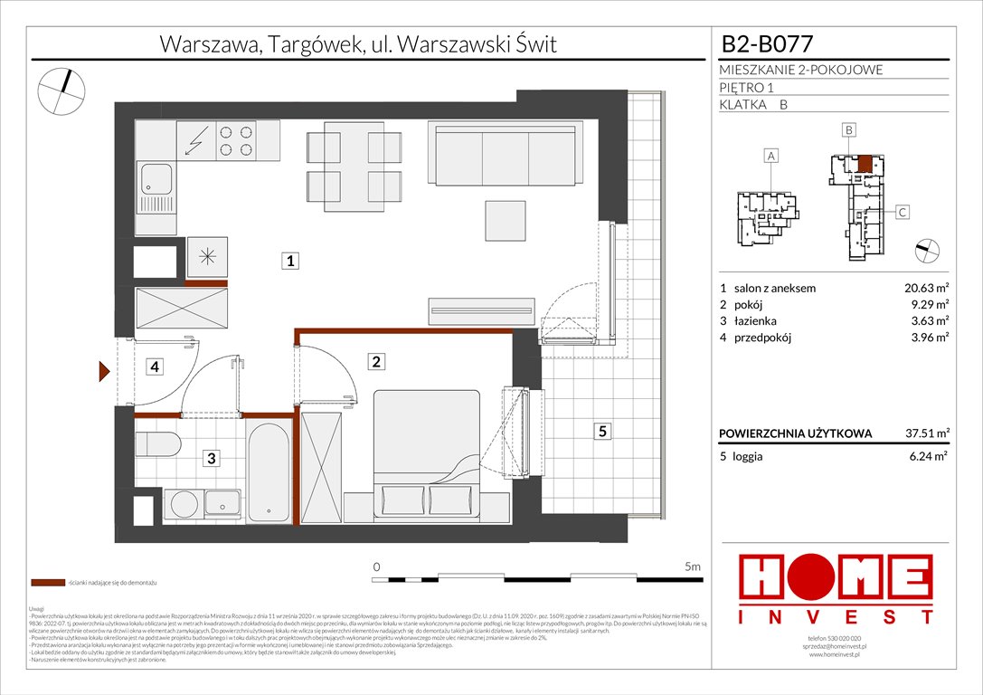 Nowe mieszkanie dwupokojowe Warszawski Świt Etap IX Warszawa, Targówek, ul. Warszawski Świt 12  38m2 Foto 1