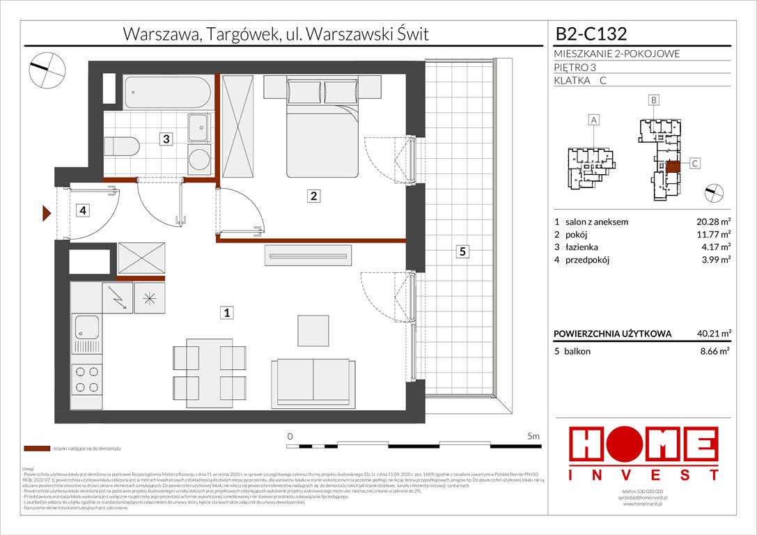 Nowe mieszkanie dwupokojowe Warszawski Świt Etap IX Warszawa, Targówek, ul. Warszawski Świt 12  40m2 Foto 1