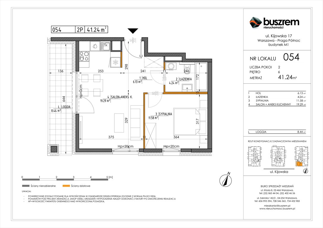 Nowe mieszkanie dwupokojowe Kijowska 17 Warszawa, Praga Północ, Kijowska 17  46m2 Foto 1