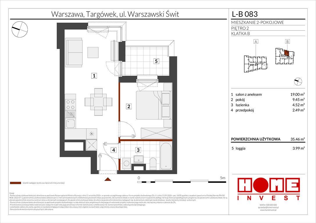 Nowe mieszkanie dwupokojowe Warszawski Świt Etap XII Warszawa, Targówek, ul. Warszawski Świt  35m2 Foto 1