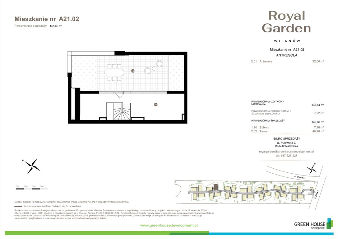 Nowe mieszkanie Royal Garden Wilanów - Kameralne Apartamenty Warszawa, Zdrowa 2  138m2 Foto 1