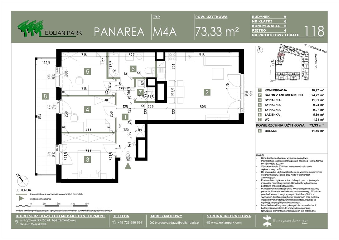 Nowe mieszkanie czteropokojowe  PANAREA Warszawa, Ursus, Ryżowa  73m2 Foto 1