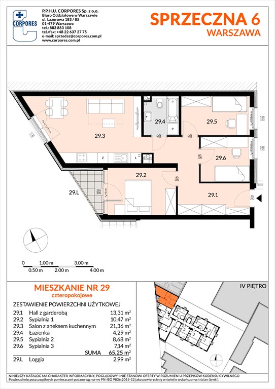 Nowe mieszkanie czteropokojowe  Sprzeczna 6 Warszawa, Praga Północ, Sprzeczna 6  65m2 Foto 1