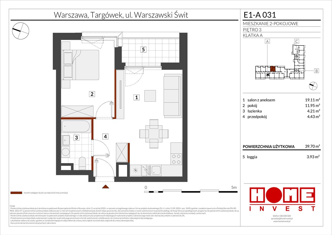 Nowe mieszkanie dwupokojowe Warszawski Świt Etap X Warszawa, Targówek, ul. Warszawski Świt  40m2 Foto 1