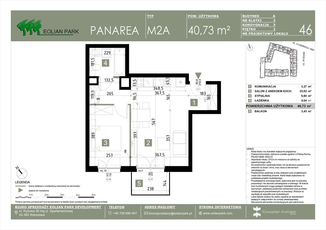 Nowe mieszkanie dwupokojowe PANAREA Warszawa, Ursus, Ryżowa  41m2 Foto 1