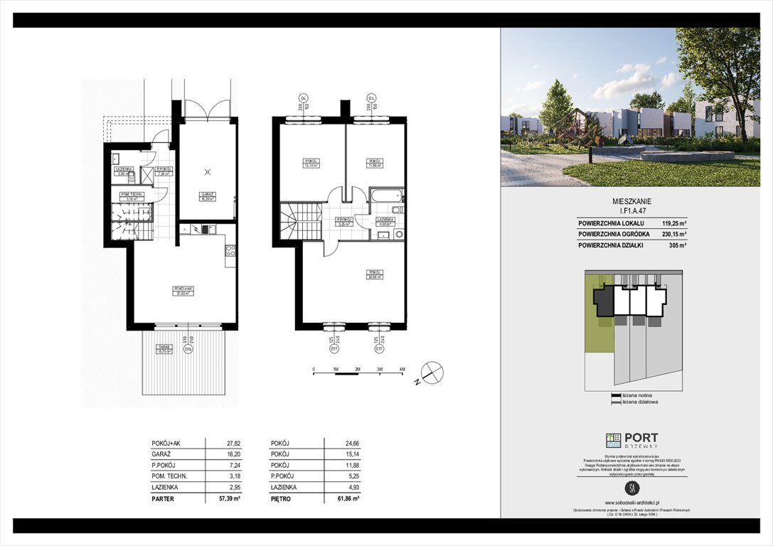 Nowe mieszkanie czteropokojowe  Port Drzewny Toruń, Stary Toruń, ul. Portowa  119m2 Foto 1