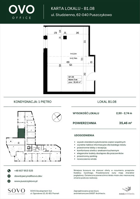 Nowe mieszkanie OVO Office Puszczykowo, Studzienna 2G  35m2 Foto 1