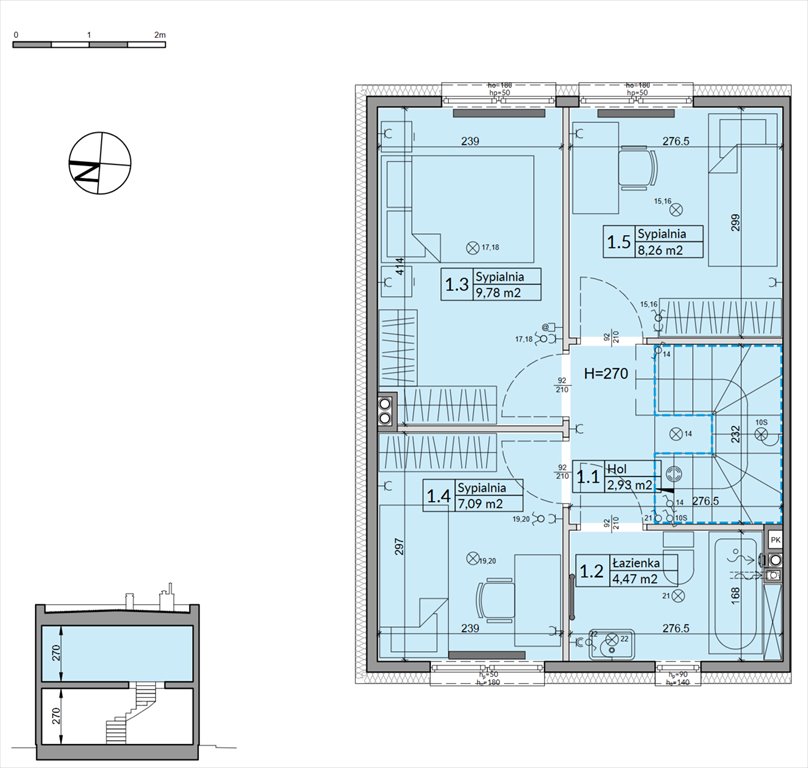 Nowy dom Osiedle Stokrotki Boryszew, Nadziei  73m2 Foto 1