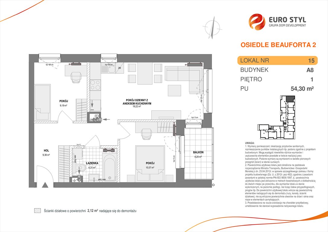 mieszkanie na sprzedaż 54m2 mieszkanie Pogórze, Pogórze, ul. Paderewskiego