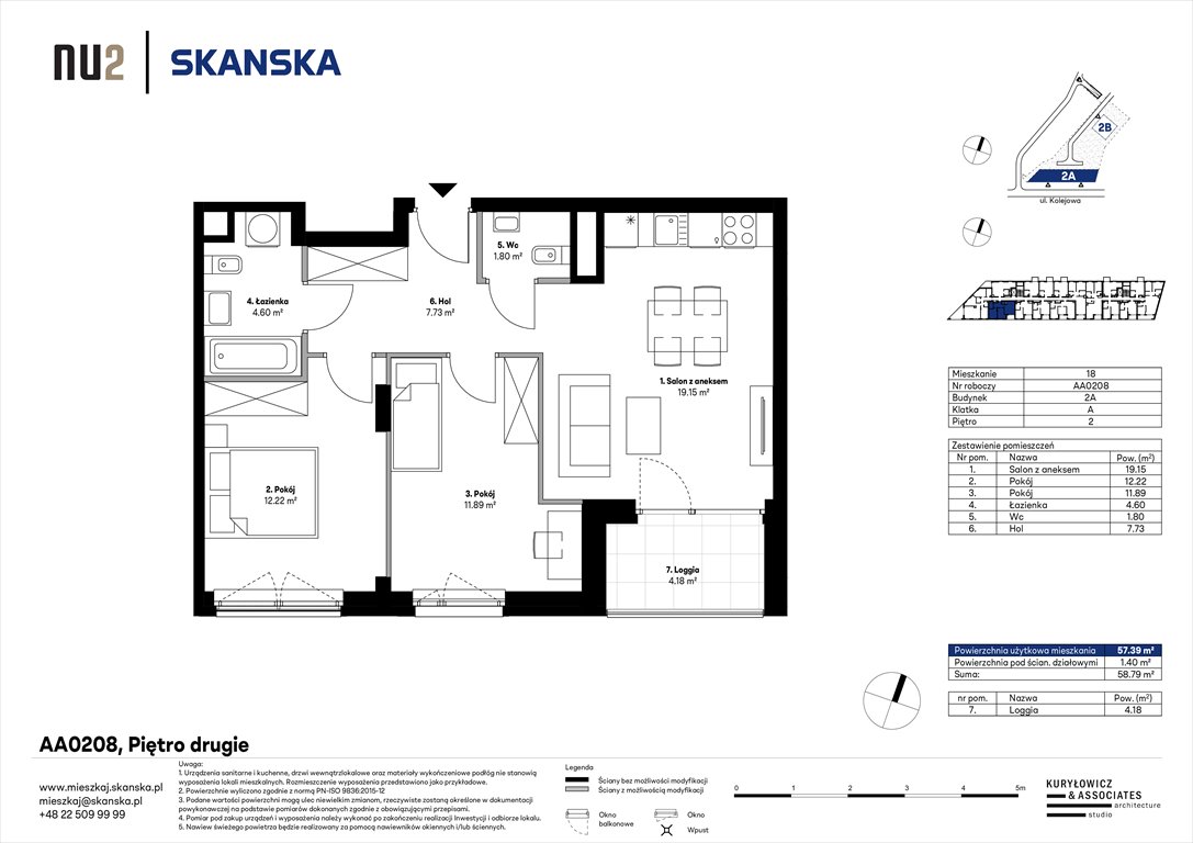 Nowe mieszkanie trzypokojowe NU Wola Warszawa Warszawa, Wola, Kolejowa  57m2 Foto 1