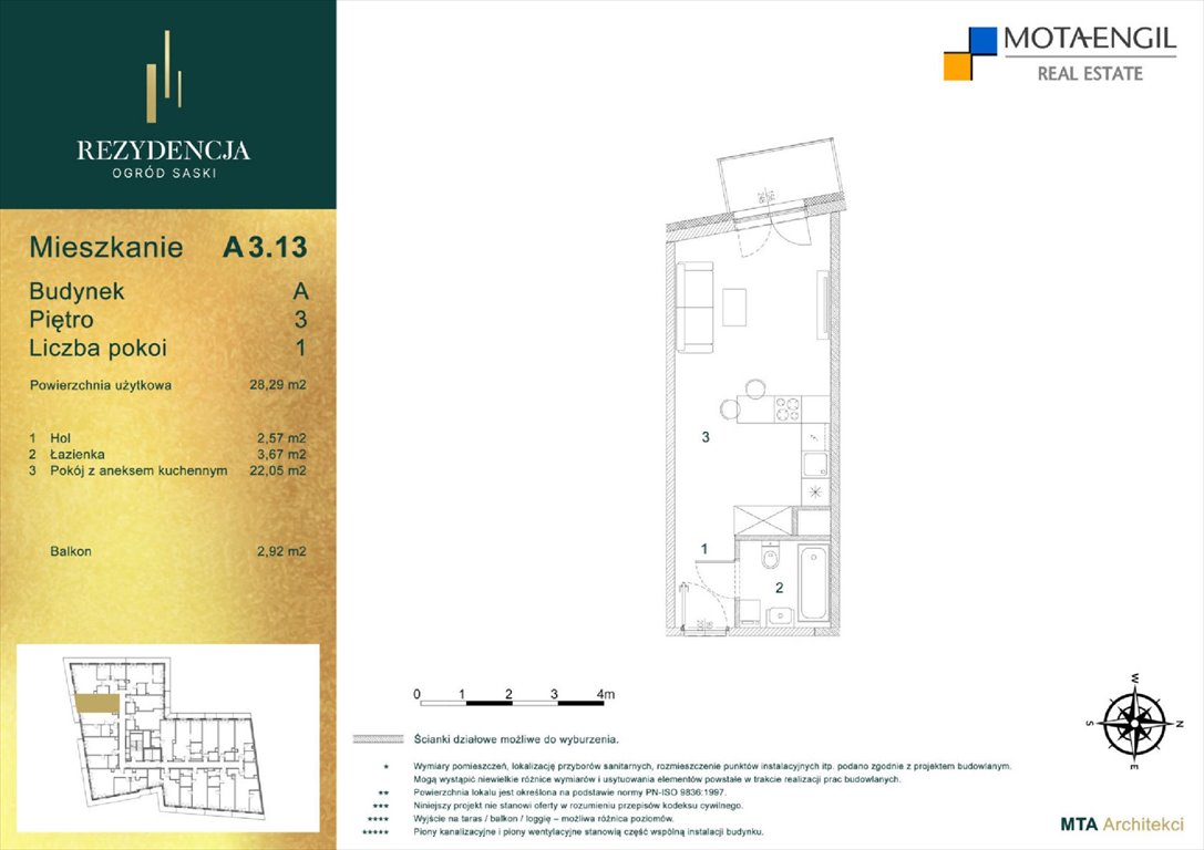 mieszkanie na sprzedaż 29m2 mieszkanie Lublin, Śródmieście, Jasna i Wieniawska