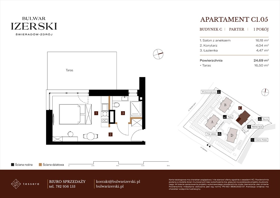 Nowa kawalerka BULWAR IZERSKI Świeradów Zdrój, Senatoryjna/Szkolna  25m2 Foto 1