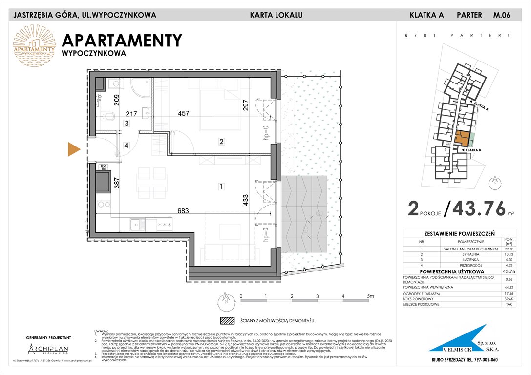 Nowe mieszkanie Apartamenty Wypoczynkowa Jastrzębia Góra, Wypoczynkowa  44m2 Foto 1