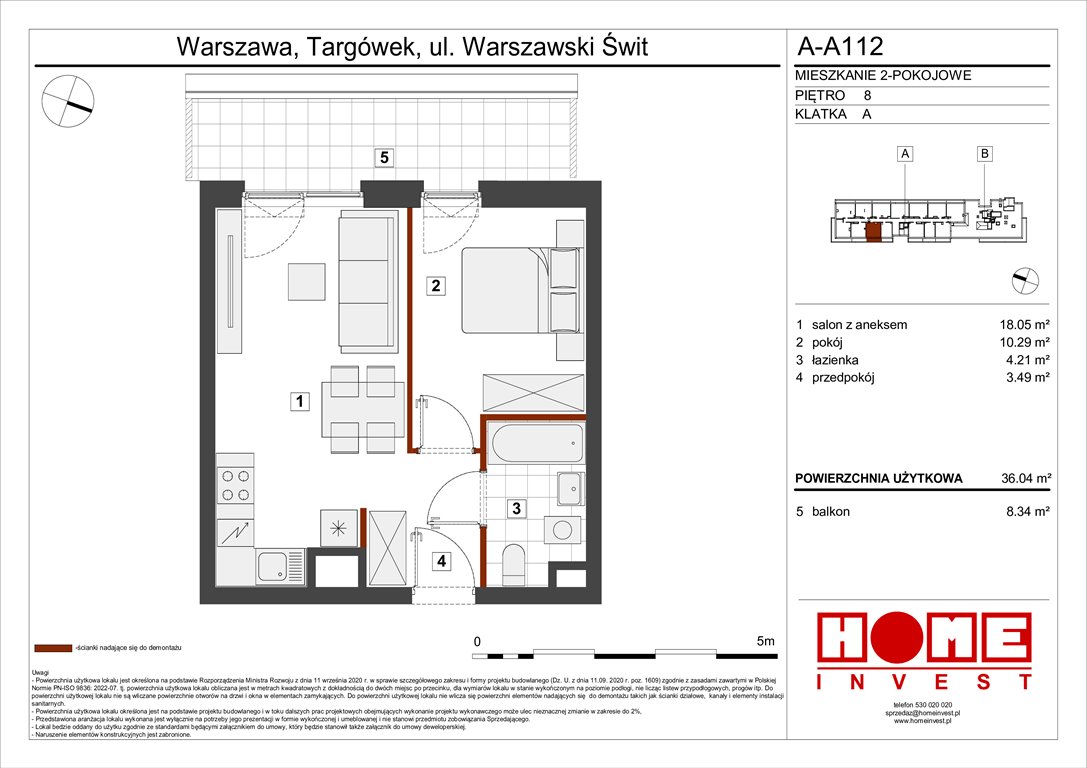 Nowe mieszkanie dwupokojowe Warszawski Świt Etap VII Warszawa, Targówek, ul. Warszawski Świt 12  36m2 Foto 1