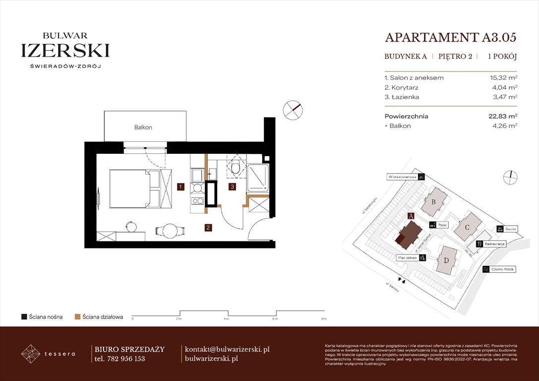 Nowa kawalerka BULWAR IZERSKI Świeradów Zdrój, Senatoryjna/Szkolna  23m2 Foto 1