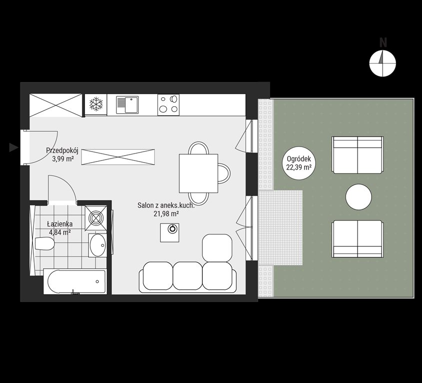mieszkanie na sprzedaż 31m2 mieszkanie Podgórze, Bukowa