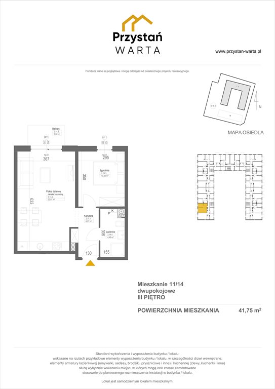 Nowe mieszkanie dwupokojowe Zielona Przystań nad Wartą Luboń, ul. Kajakowa 9 i 11  42m2 Foto 1